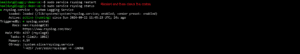 restart service