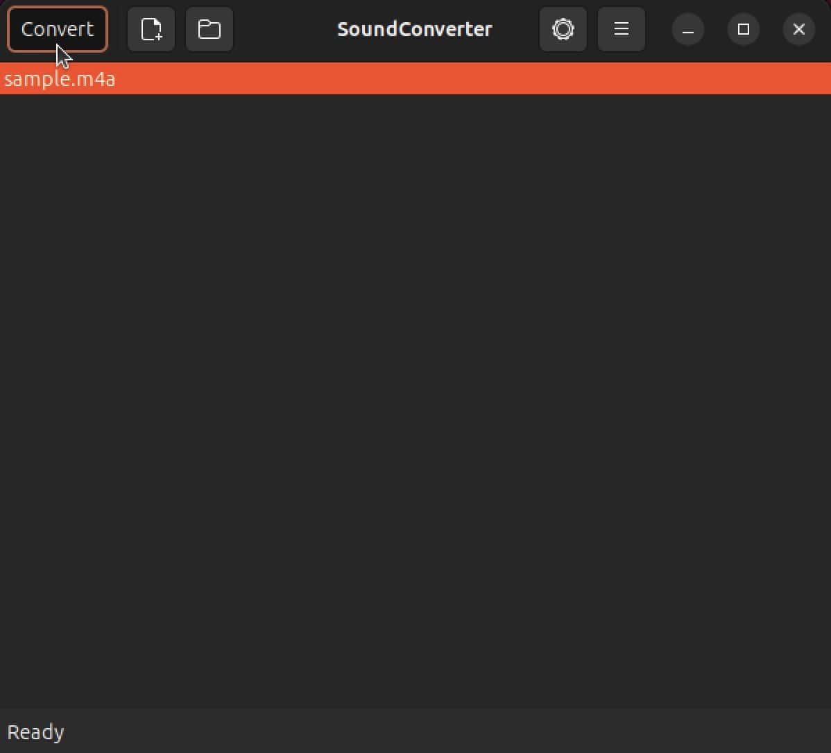 SoundConverter: Convert