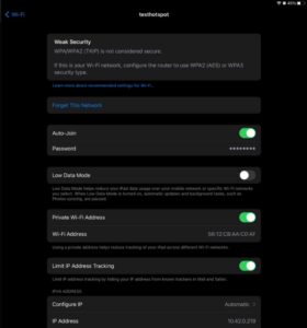 Test Hotspot