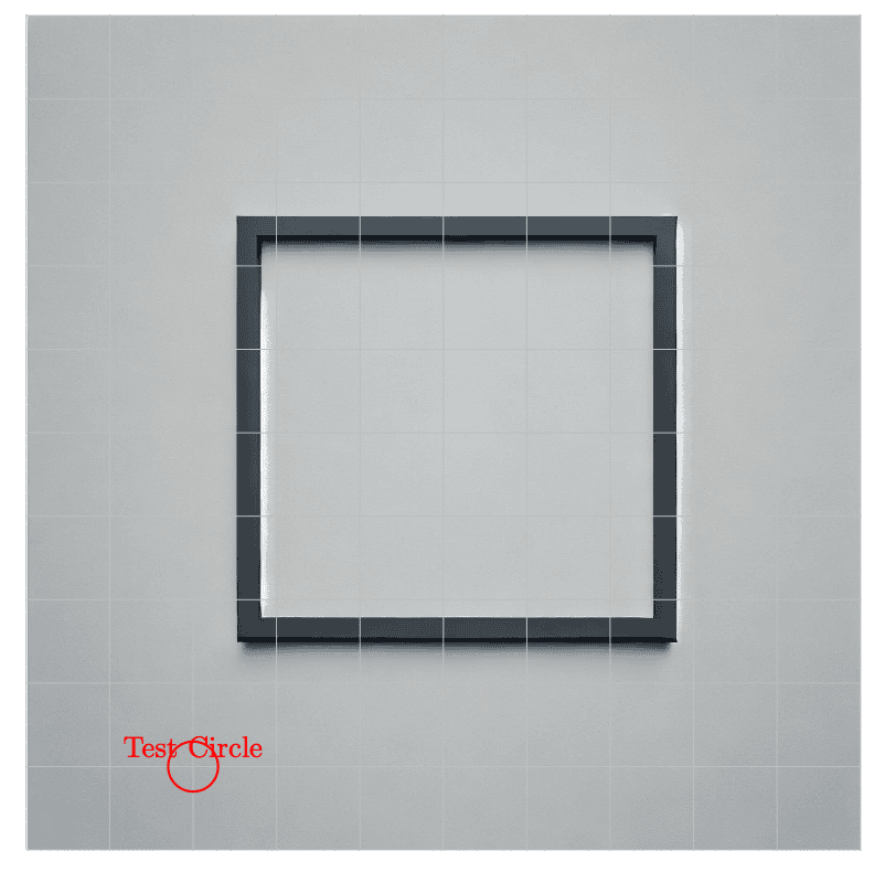 grid - test circle