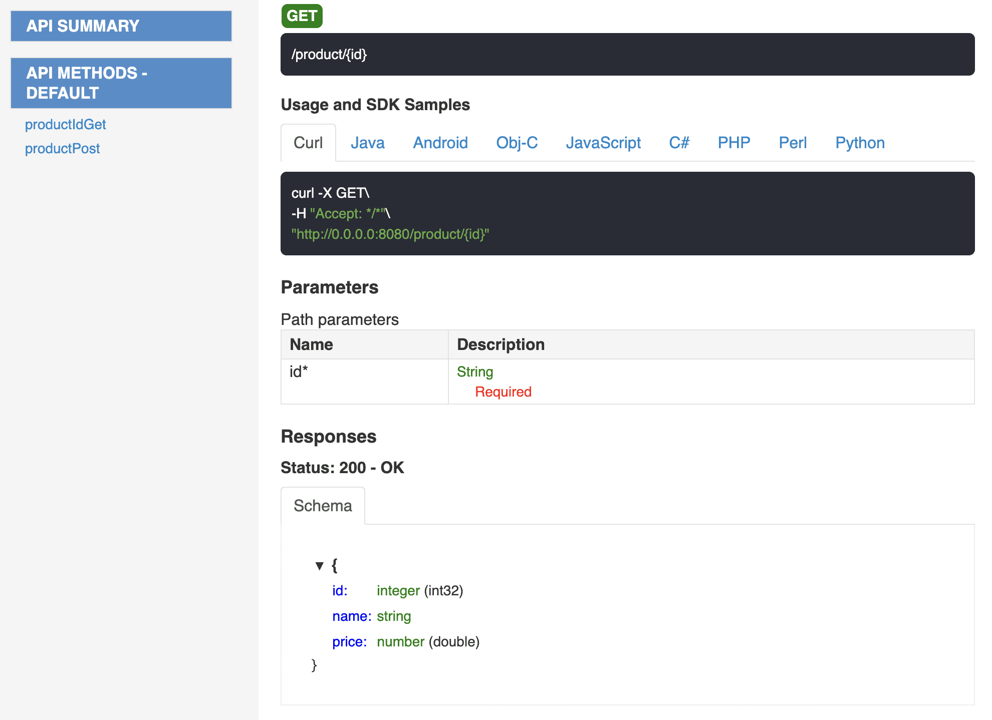 OpenAPI Documentation