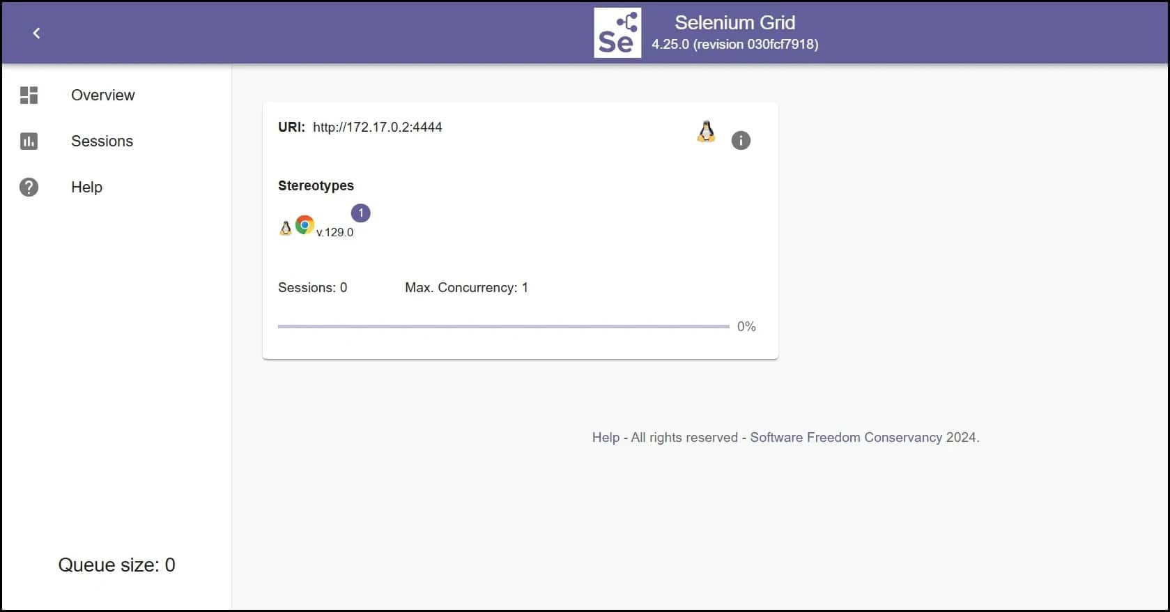 Selenium Chrome instance